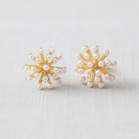 Pearl Firework Stud Earrings