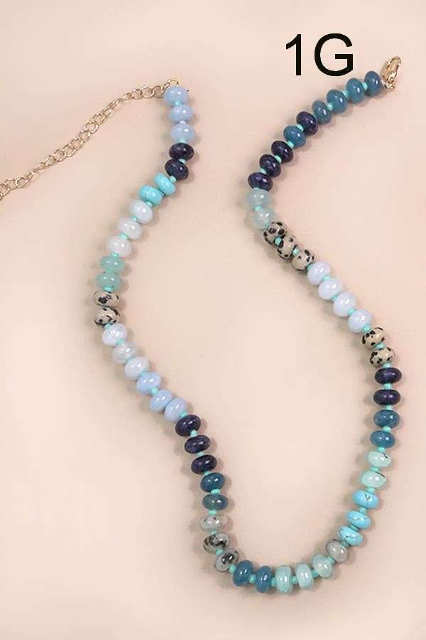 Agate Bead Necklace