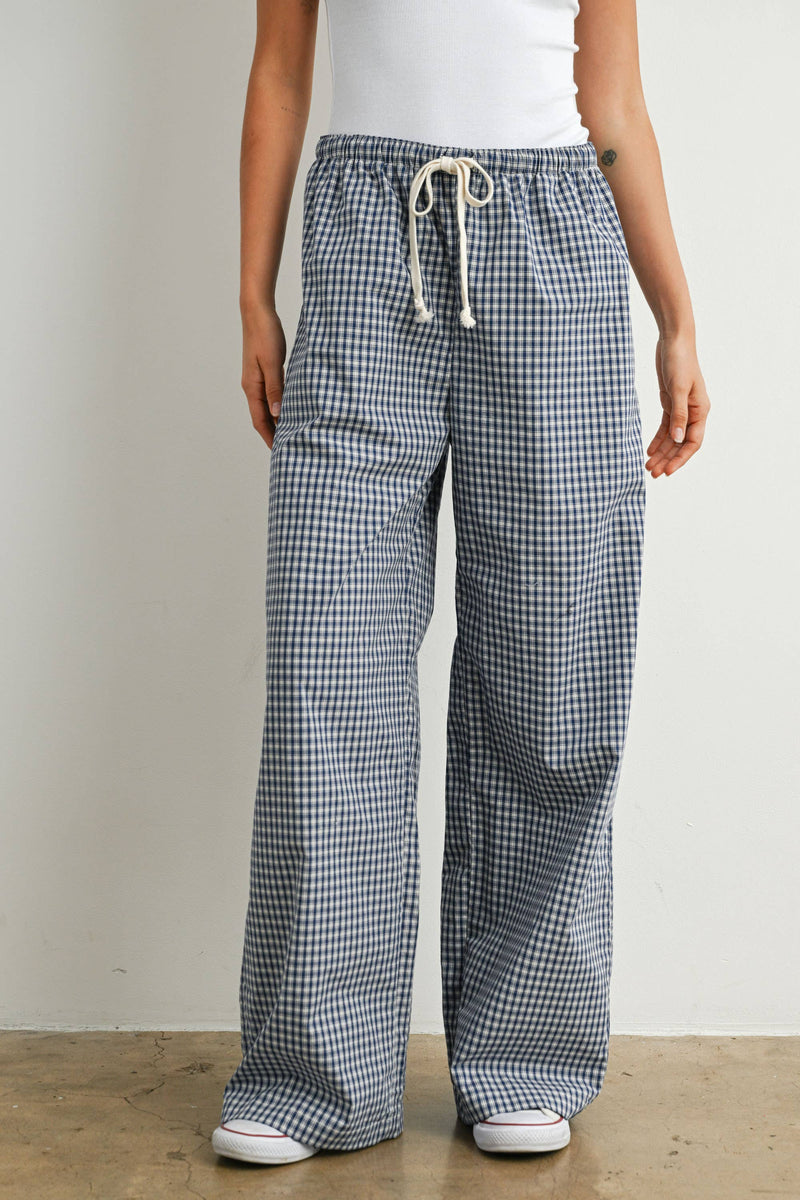 Loose-Fit Adjustable Tie-Front Pants
