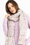 Speckled Knitted Scarf