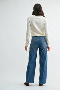 Mid Rise Straight - MEDIUM DENIM - JP422
