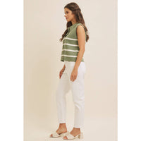 Button Down Sweater Vest