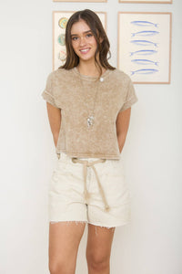 Boxy Short Sleeve Top