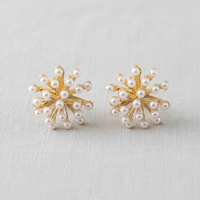 Pearl Firework Stud Earrings