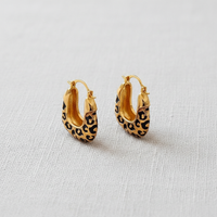 Vintage Leopard U-Shaped Ear Cuff
