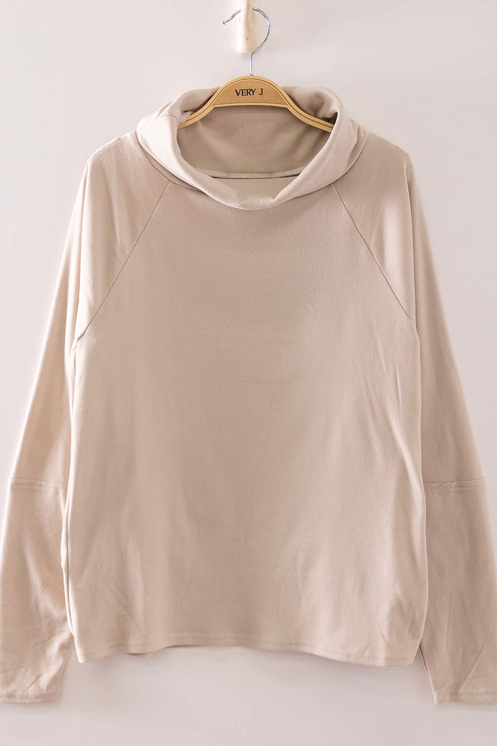 Soft Cowl Neck Knit Top