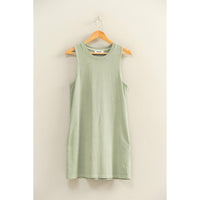 Cotton Sleeveless Mini Dress