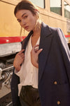 Notch Lapel Collar Coat