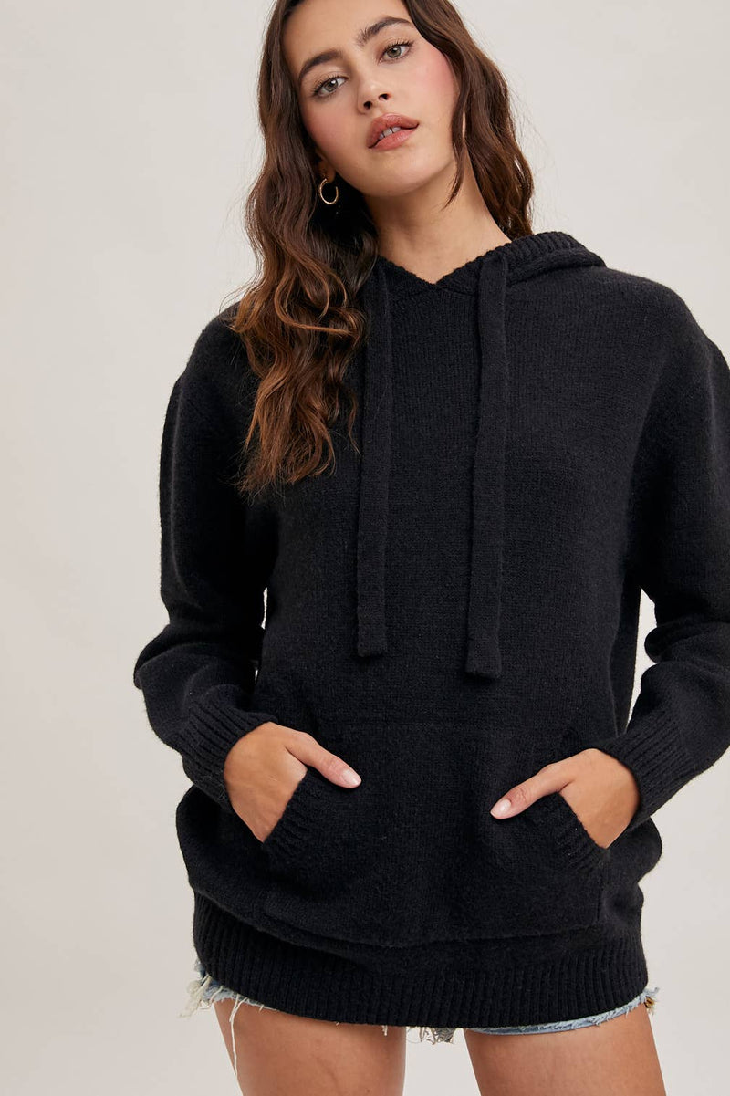 Front Pocket Hooded Sweater