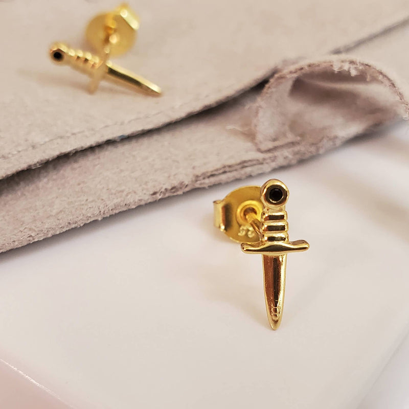 Dagger Stud Earring