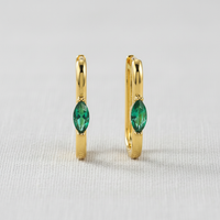 18k Gold Plated Square Ear Cuff
