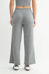 Brushed Wide Leg Lounge Pants