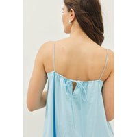 Cotton Poplin Midi Dress