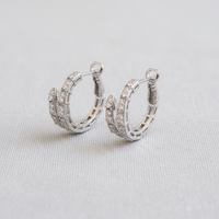 Snake Zircon Ear Cuff Earrings