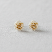 Rose Blossom Stud Earrings