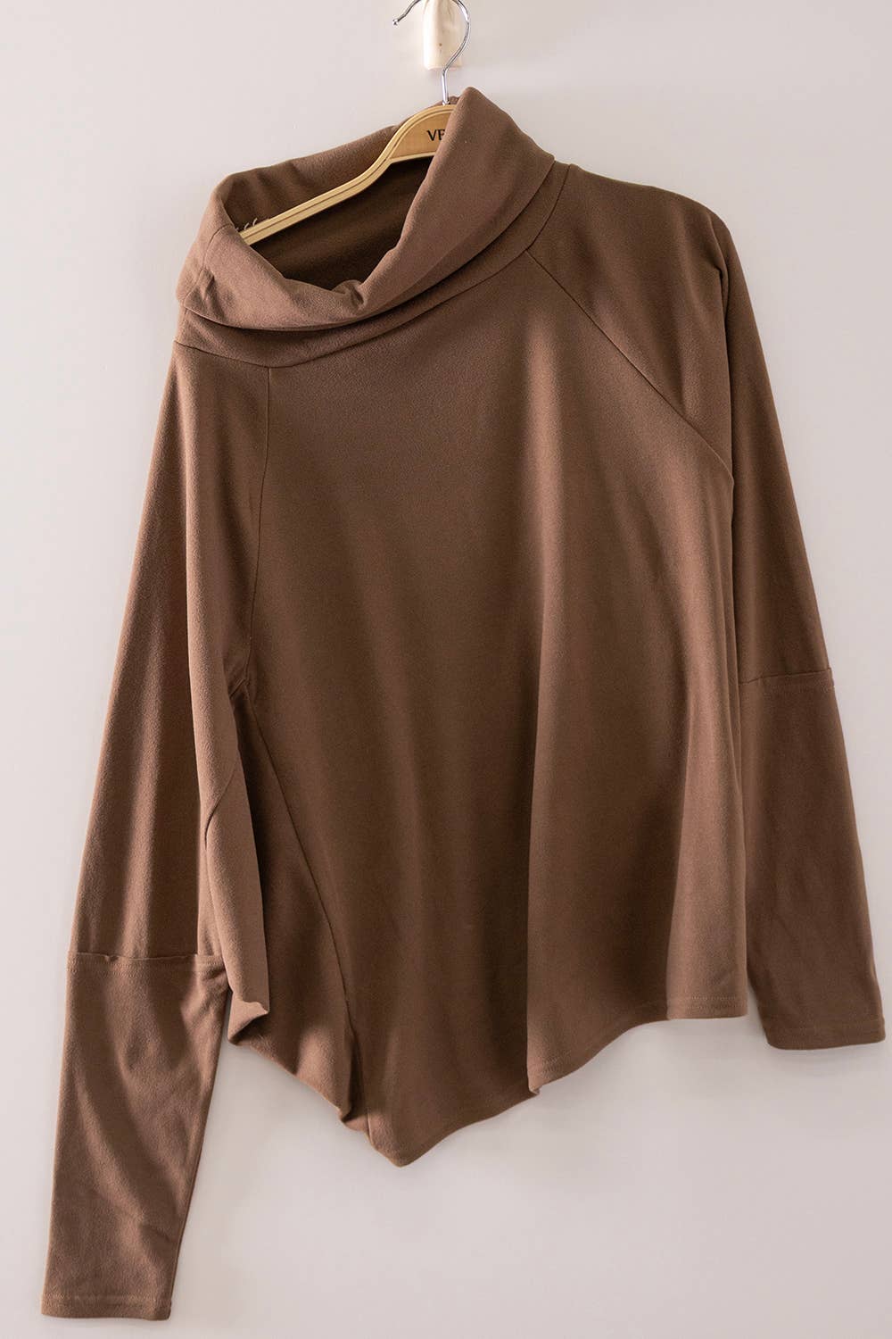 Soft Cowl Neck Knit Top