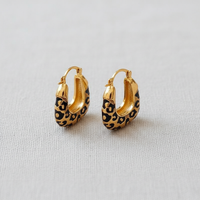 Vintage Leopard U-Shaped Ear Cuff