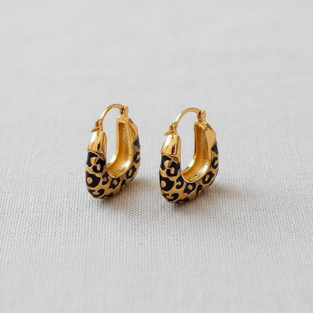 Vintage Leopard U-Shaped Ear Cuff
