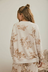 Floral Toile Sweatshirt