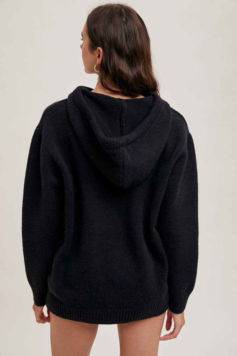 Front Pocket Hooded Sweater