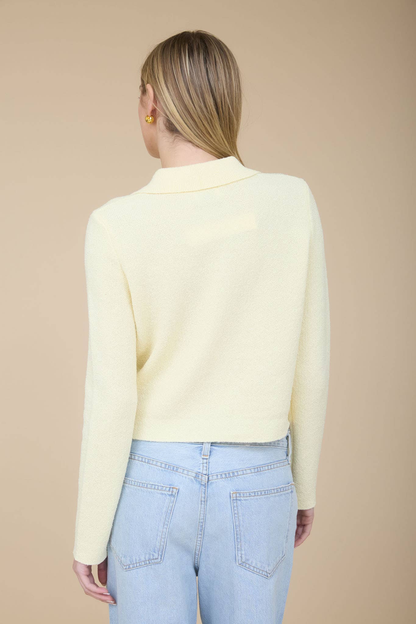 Collared Button Down Cardigan