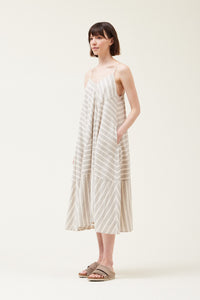 Ari Striped Midi Dress