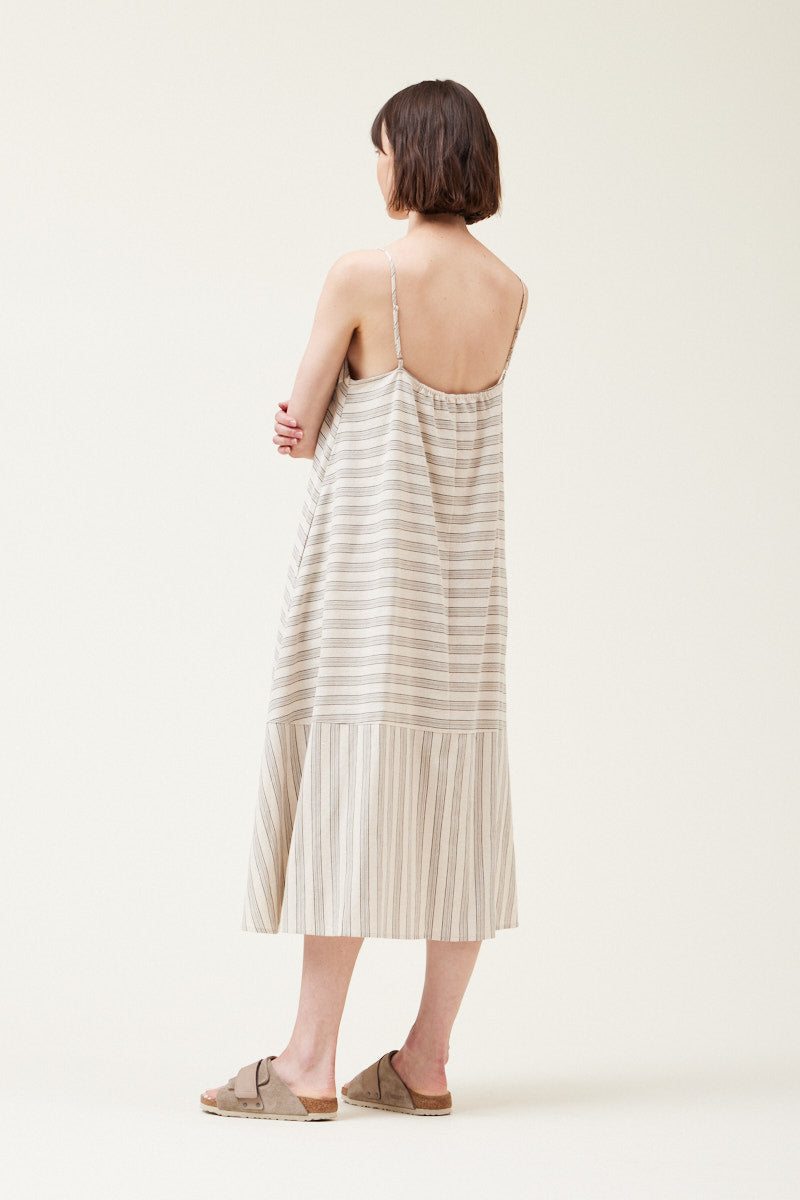 Ari Striped Midi Dress