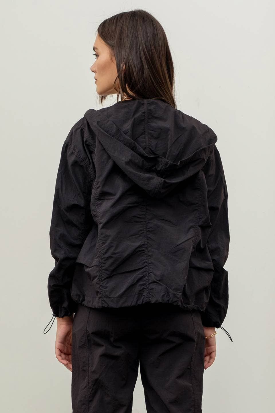 Zip Up Hooded Jacket