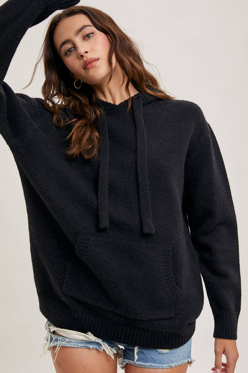 Front Pocket Hooded Sweater