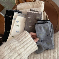Floral Crew Socks