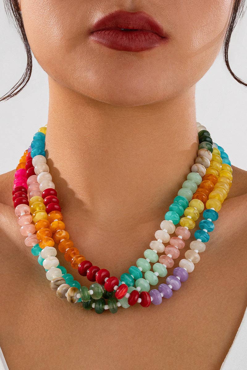 Vibrant Beaded Necklace