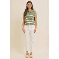 Button Down Sweater Vest