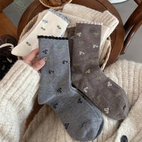Floral Crew Socks