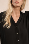 Pearl Button Front Top