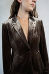 Rêve de Velours Blazer-Brown