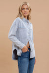 Chambray Collared Shacket