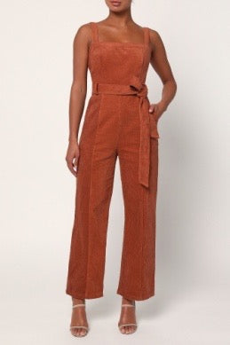 Corduroy Wide Leg Jumpsuit