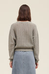Thyme Open Weave Knit Pullover