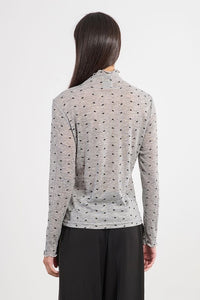 Bow Patterned Lightweight Shirt