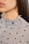 Bow Patterned Lightweight Shirt