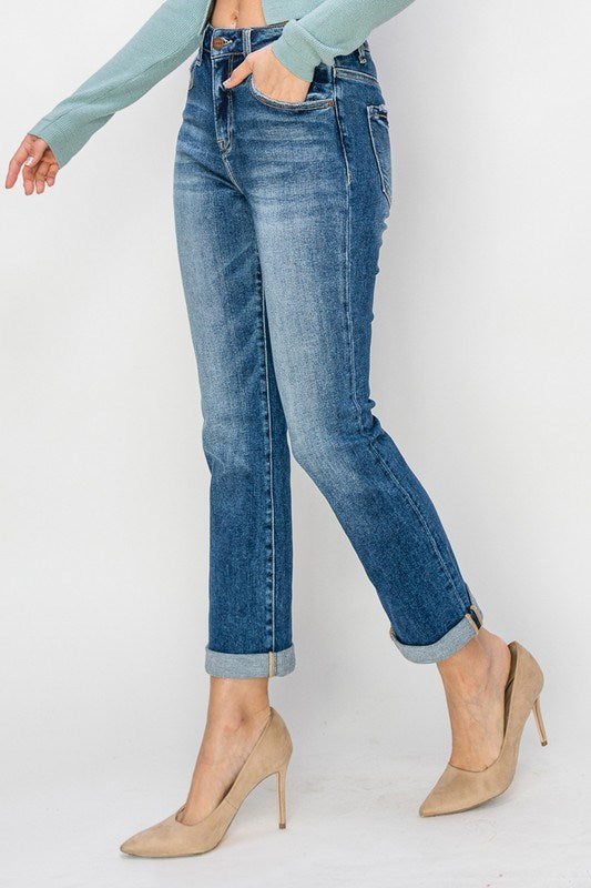 High Rise Wide Leg Denim