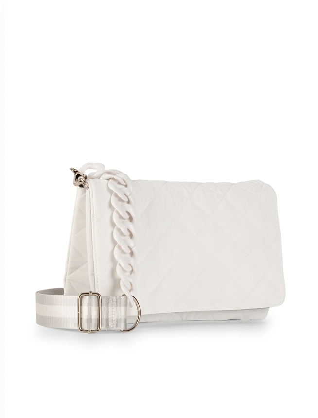 Lexi Cloud Handbag- White - Lark & Lily Boutique