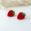 Strawberry & Daisy Stud Earrings - Lark & Lily Boutique