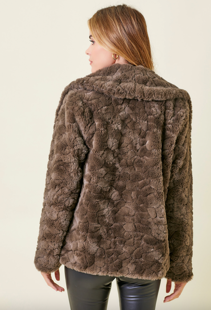 Vero moda sales faux fur jacket