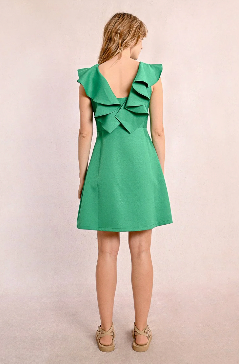 Retro Ruffle Mini Dress Retro Ruffle Mini Dress