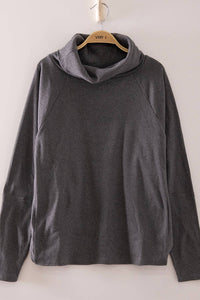 Soft Cowl Neck Knit Top