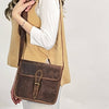 Cavalier Crossbody One Buckle-Dark Brown