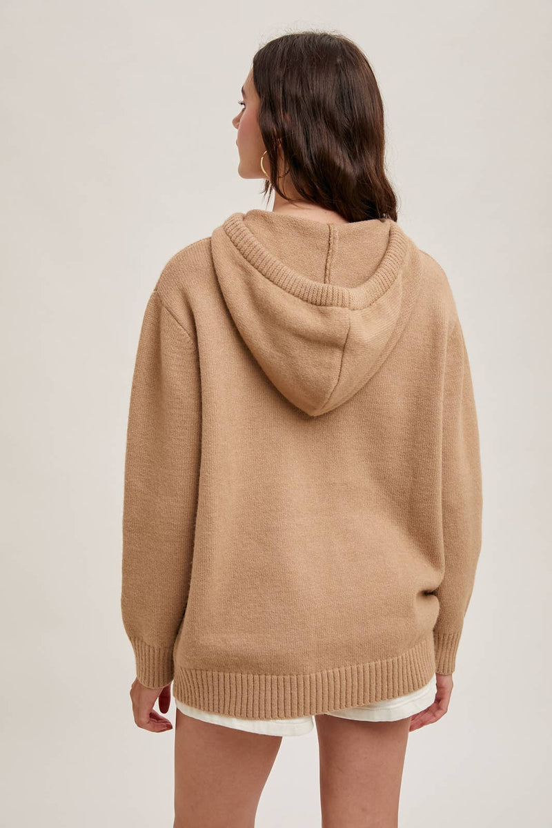 Front Pocket Hooded Sweater