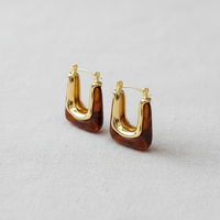 Geometric Resin Earrings