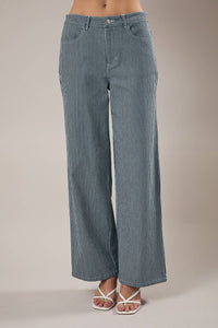 Striped Twill Pant